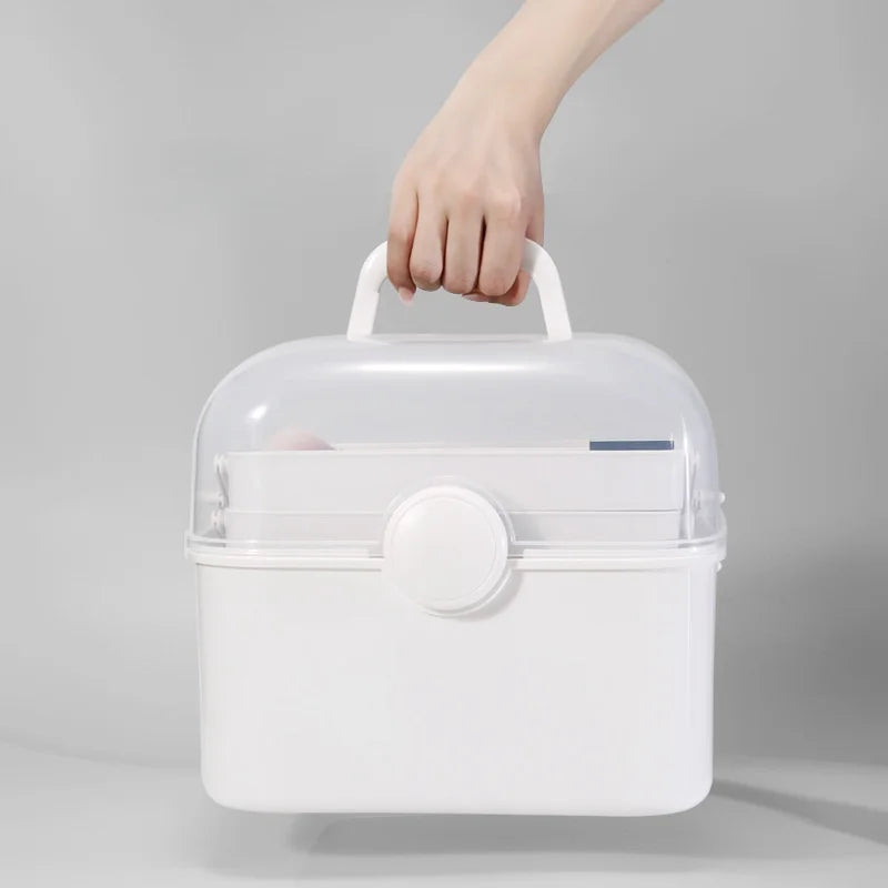 Handheld Multi-layer Big Size Manicure Organizer Storage Box for Gel Nail Polish Manicure Tools Large Capacity Vue