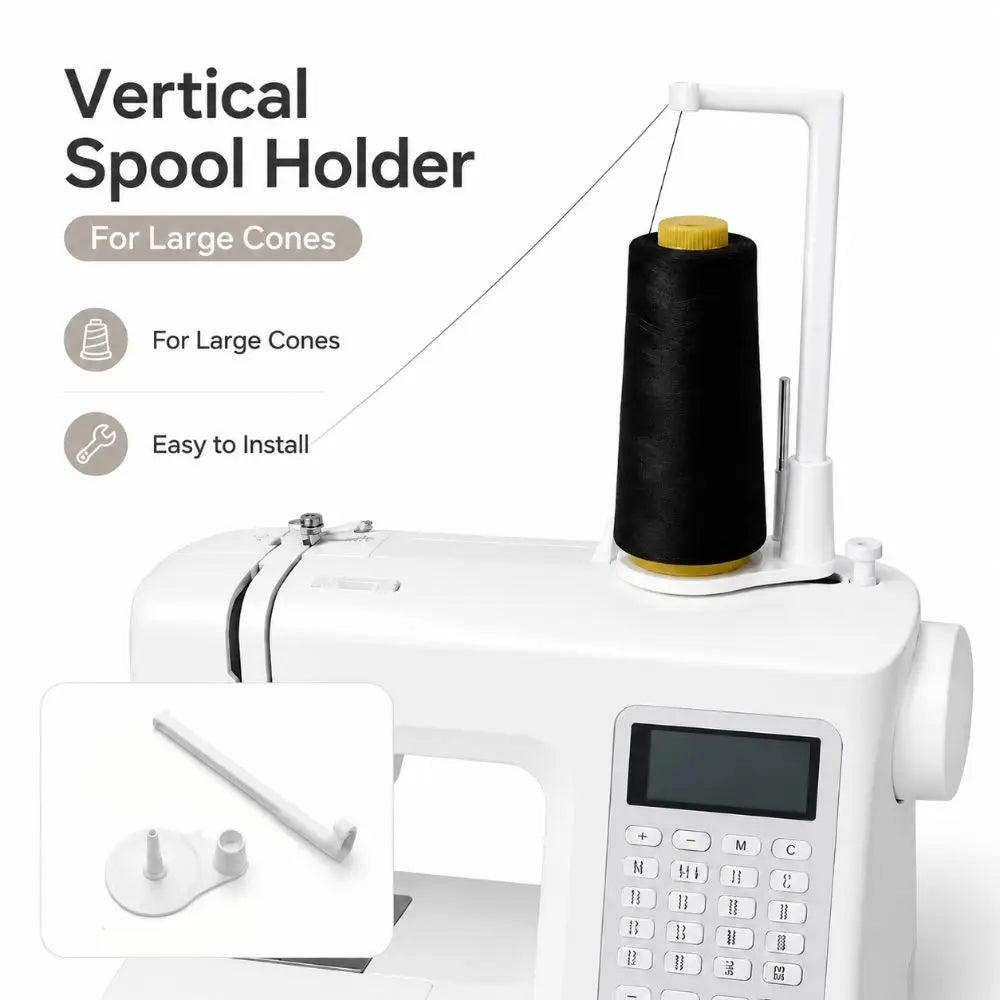 3D Printed Sewing Machine Thread Stand Anti-Winding Creative Vertical Spool Rack Universal Durable Anti-Tangle Thread Guide Vue
