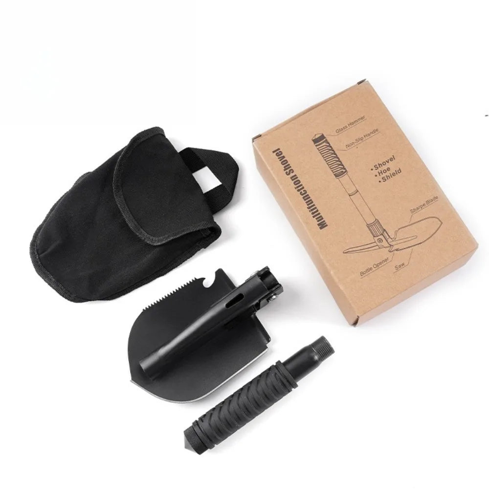 New Fire Engineer Shovel Multi-functional Shovel Military Shovel Outdoor Camping Supplies Folding Shovel Vue