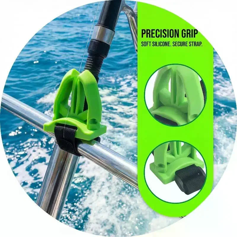 Angling Rod Binding Clip Fishing Pole Holder Fastener Lightweight for Easy Carry and Setup Vue