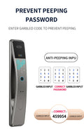 Tuya Wifi Camera Video Intercom Lock App Remote Unlocking Digital Electronic Biometrics With Screen Smart Lock Vue Tuya Wifi China Mainland