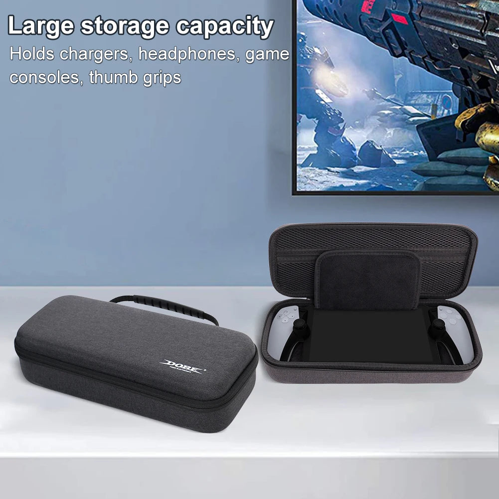 PS5 Portal Hard Carry Case – Shockproof Storage Bag Console Carry Case Vue