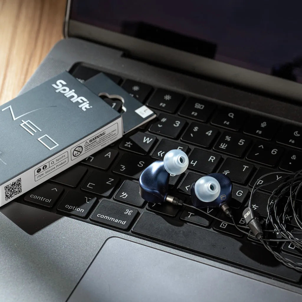 SpinFit NEO Silicone IEM Eartips | Patented 3D Axis Fit IEM Eartips Vue