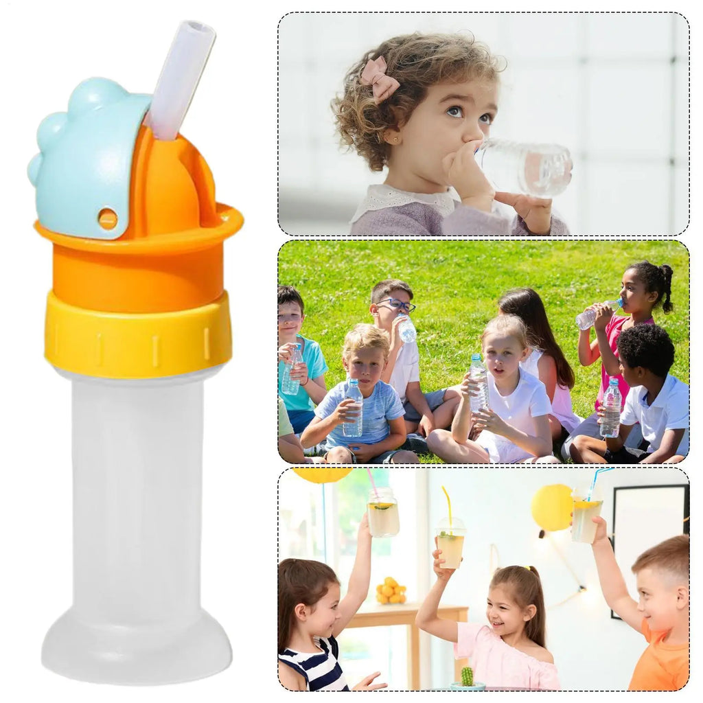 Water Bottle Spout Cover Spill Proof Replacement Lid With Straw Universal Bottle Top Caps For Kids Adults Soda Juice Drinking Vue