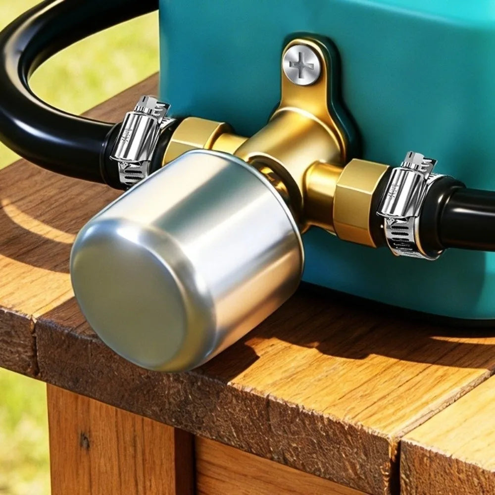 Removable Sprayer Pressure Cylinder Full Copper Garden Booster Heavy