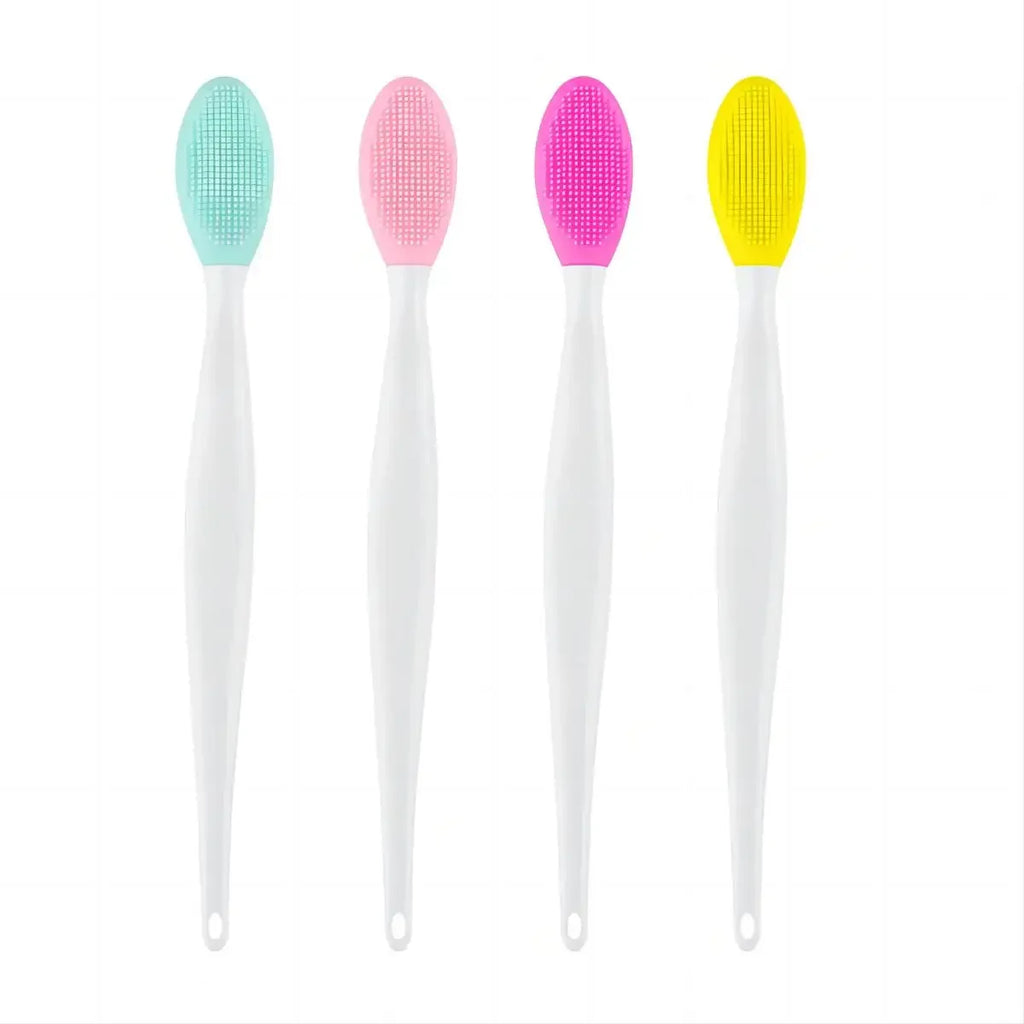 1PC/4PCS Beauty Skin Care Wash Face Silicone Brush With Replacement Head Exfoliating Nose Clean Blackhead Removal Brushes Tools Vue