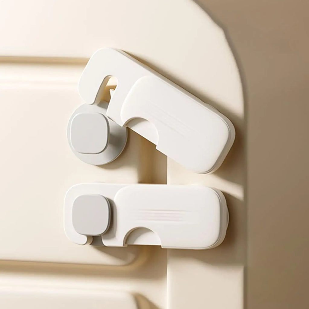 ABS Child Proof Cabinet Locks For Doors Refrigerator Oven Drawer Lock Kids Proofing Freezer Invisible Security Furniture Latches Vue