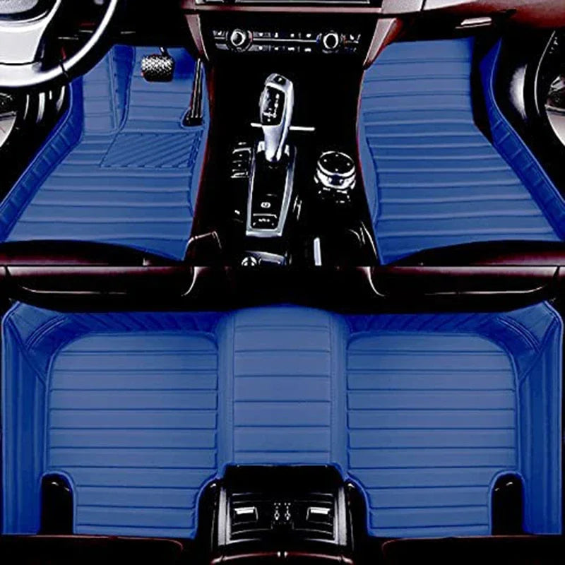 For Honda E:NS1 E:NP1 ZRV HRV Auto 5D leather waterproof Custom Car Floor Mats Carpets Foot Coche Accessorie floor liners Vue 2021-2023 eNS1 B-blue