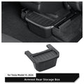 Smabee for Tesla Model YL 2025 2026 (Not Fit Berlin Version) Car Armrest Rear Storage Box Tray Accessories Tidying TPE Black Vue 25YL BOX BLACK
