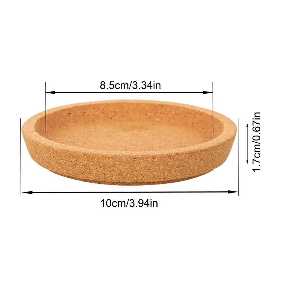 10x10cm Cork Coasters Set Waterproof Rustic Mug Mat For Bar Table Heat Resistant Drink Holder For Home Kitchen Living Room Decor Vue A