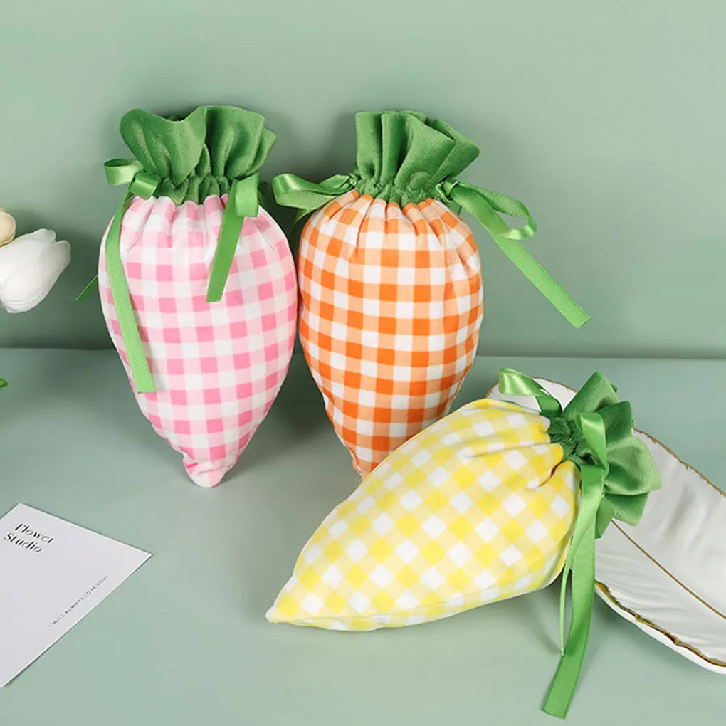 Easter Drawstring Gift Bags 10-Pack | Cotton Candy Bags Orange Drawstring Gift Bags Vue