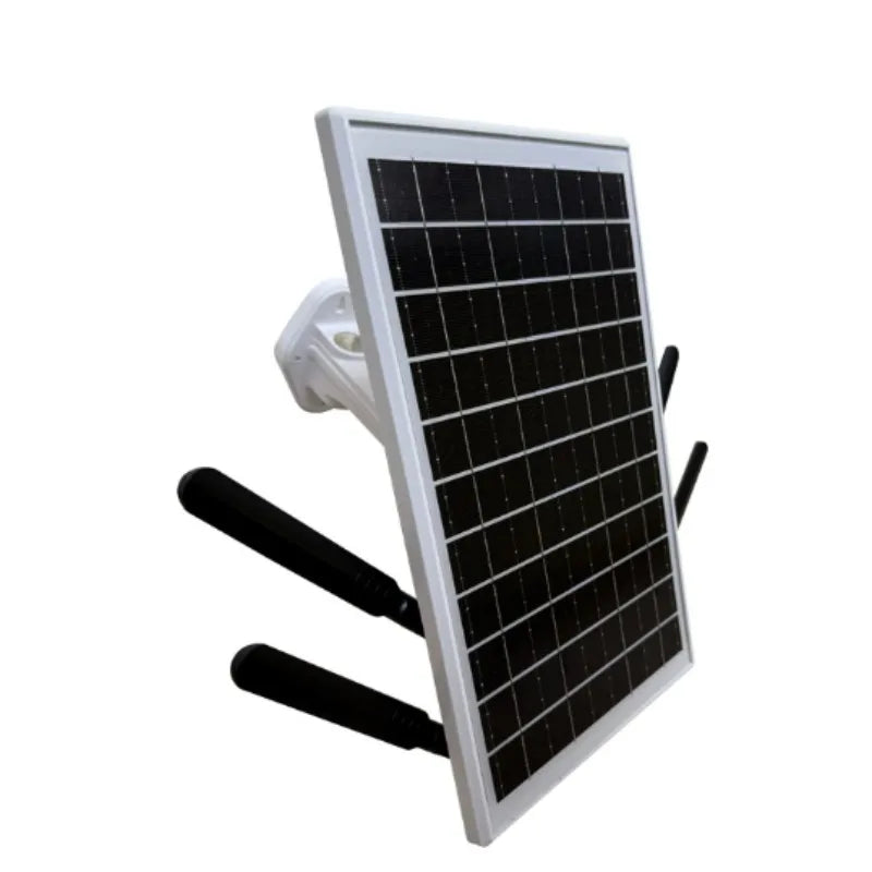 Outdoor Wireless Router Solar Panel Powered 4G LTE WiFi Router with SIM Card Slot 15W 25600mAh Waterproof 4G LTE Modem Router Vue
