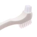 1PCS Denture Toothbrush Hard/Soft Double Bristle For False Teeth Brush Superb Total Cleaning For Men Women Vue one size