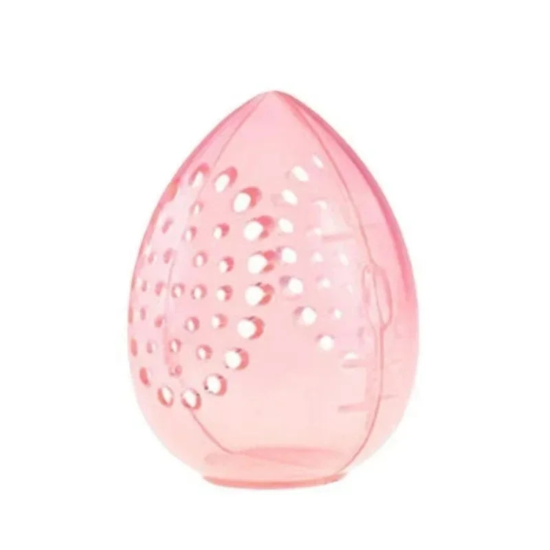 Rack Portable Sponge Empty Makeup Makeup Blender Holder Stand Storage Box Plastic Drying Box Egg Shaped Cosmetic Puff Organizer Vue