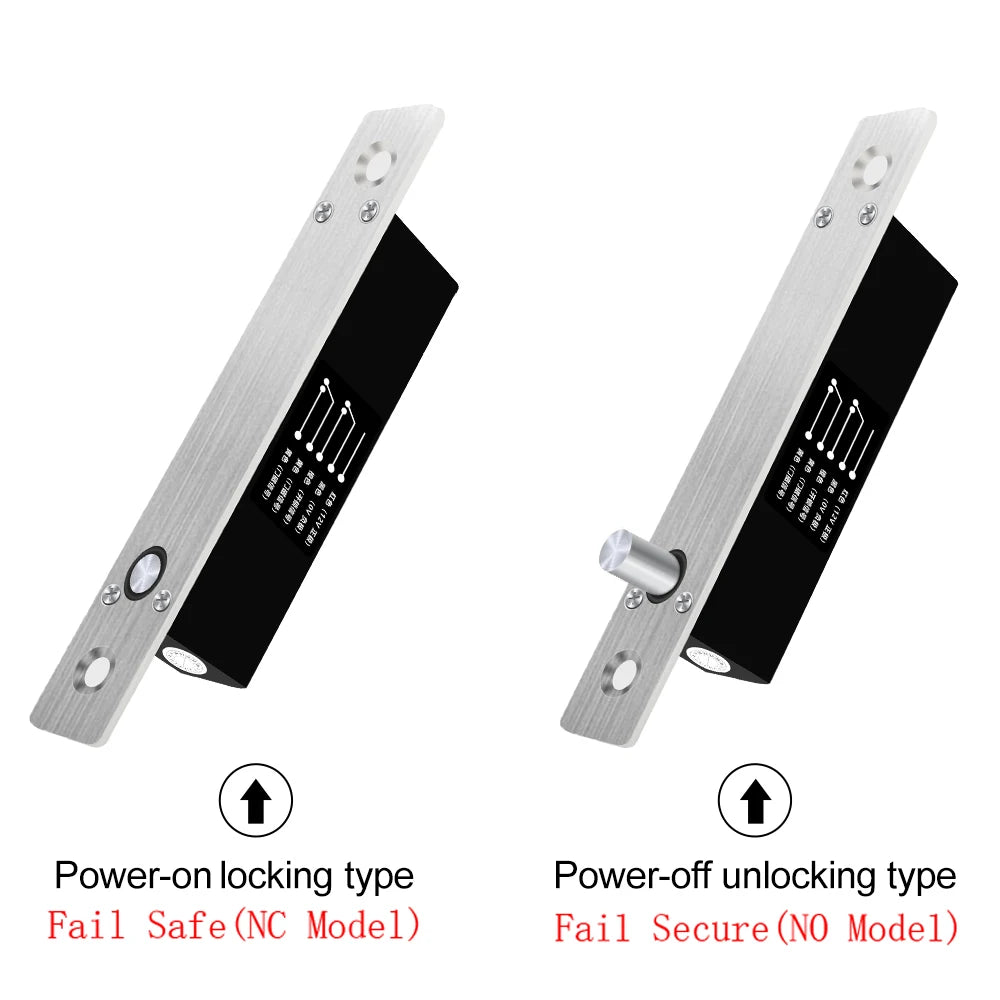 Upgrade Your Security System Electric Bolt Door Lock DC 12V Fail Safe Lock Locker with Timer Delay Door Contact Feedback Signal Vue