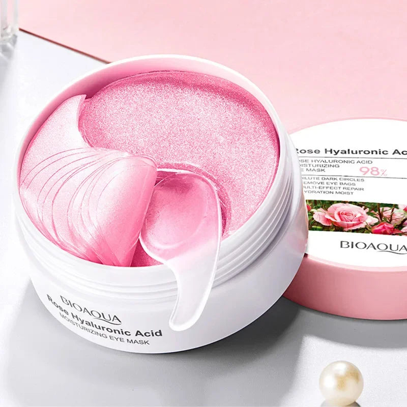 80g Rose Moisturizing Eye Mask, Moisturizes and Tightens the Skin Around the Eyes, Reduces Fine Lines and Dark Circles Vue