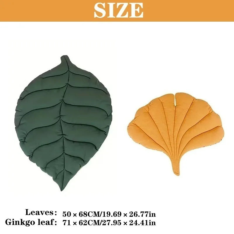 1/2/2/8PCS Leaf Shape Pet Crate Mat Thick Cat Bed Pad for Dog Cage Soft Fur Blanket Floor Protective Washable Vue