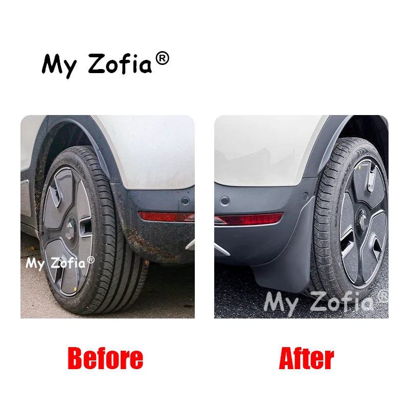 Mud Flaps Splash Guards for Smart #3 2024–2026 | My Zofia Mud Flaps & Splash Guards Vue