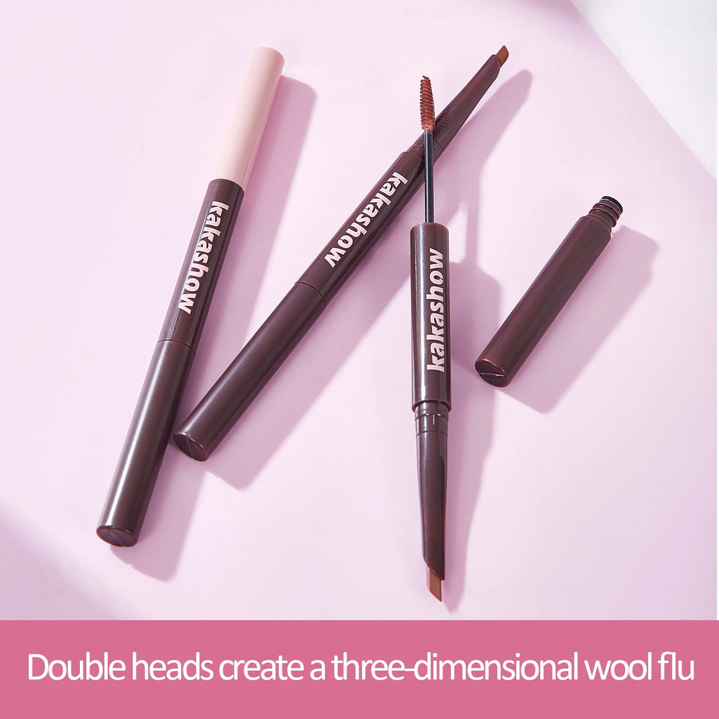 Kakashow Double Headed Eyebrow Pen, Eyebrow Dyeing Cream, Long Lasting Color Rendering, Eyebrow Pen Cream Vue