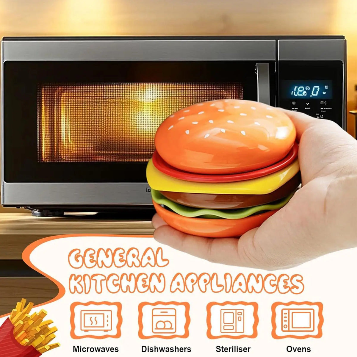 Stackable Hamburger Plate Set Burger 6Pcs/Set Mini Dinner Plate High Value Bone Spit Plate Funny Sauce Containers Table Decor Vue