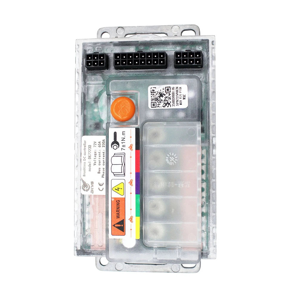 72V Electric Bike Brushless DC Motor Controller 65A 1800W High Power Programmable Electric Vehicle Brushless Motor Controller Vue