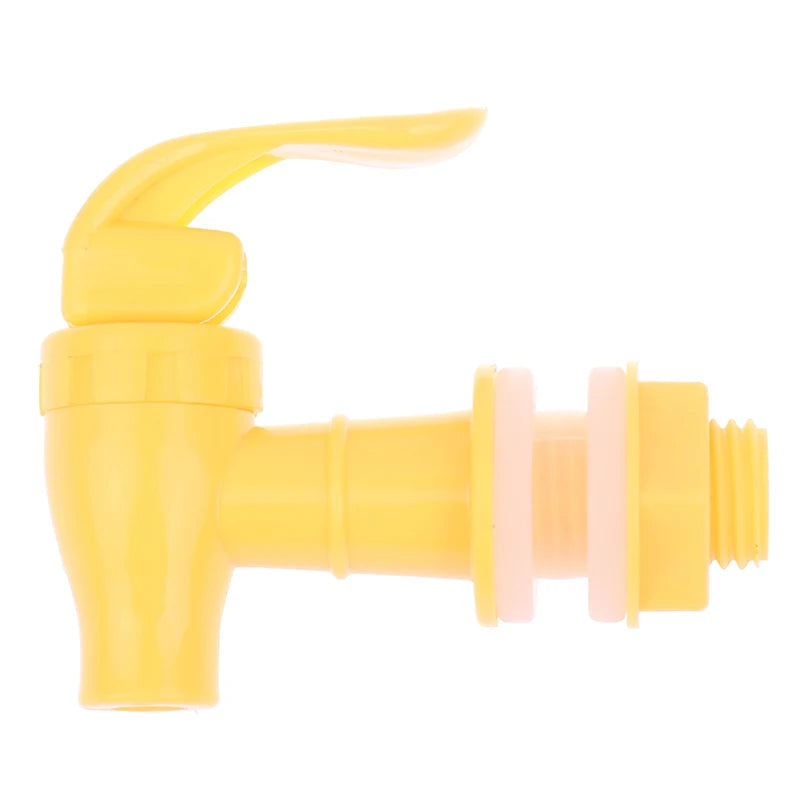 2L Glass Wine Bottle Faucet Replacement Wine Water Tank Spigot for Home Restaurant Party Bar Vue yellow