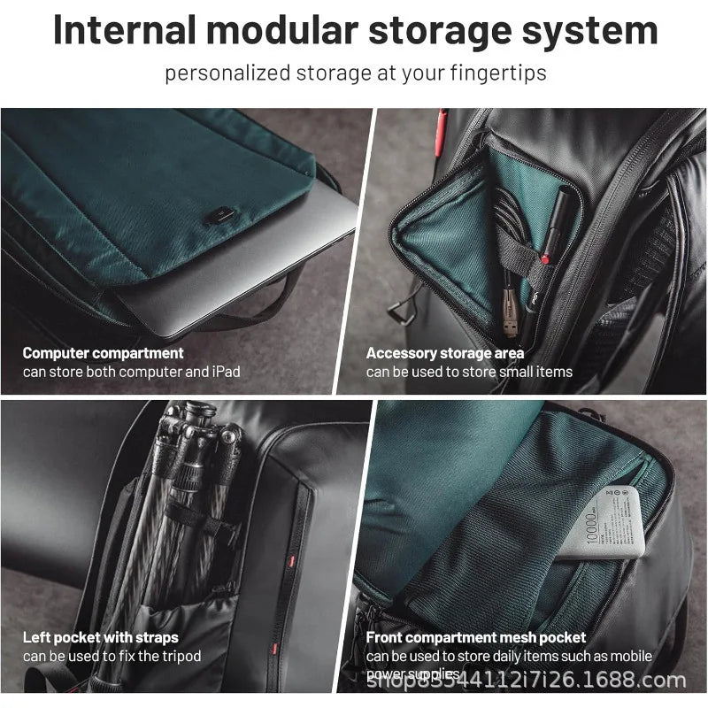 New Camera Bag Large Capacity Waterproof Backpack Micro Single Camera Storage Outdoor Travel Camera Bag Vue