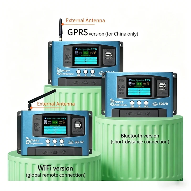 Dreamburgh 100A MPPT Solar Charge Controller | Bluetooth WiFi 12–60V MPPT Solar Controller Vue