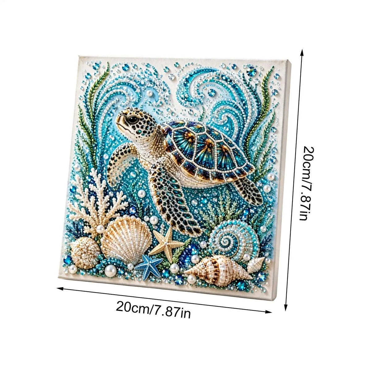 Pearl Beads DIY Craft Kit Handmade Wall Art Decor Set, Perfect for Home, Apartment, Cabin, Gift for Adults Men Women Vue