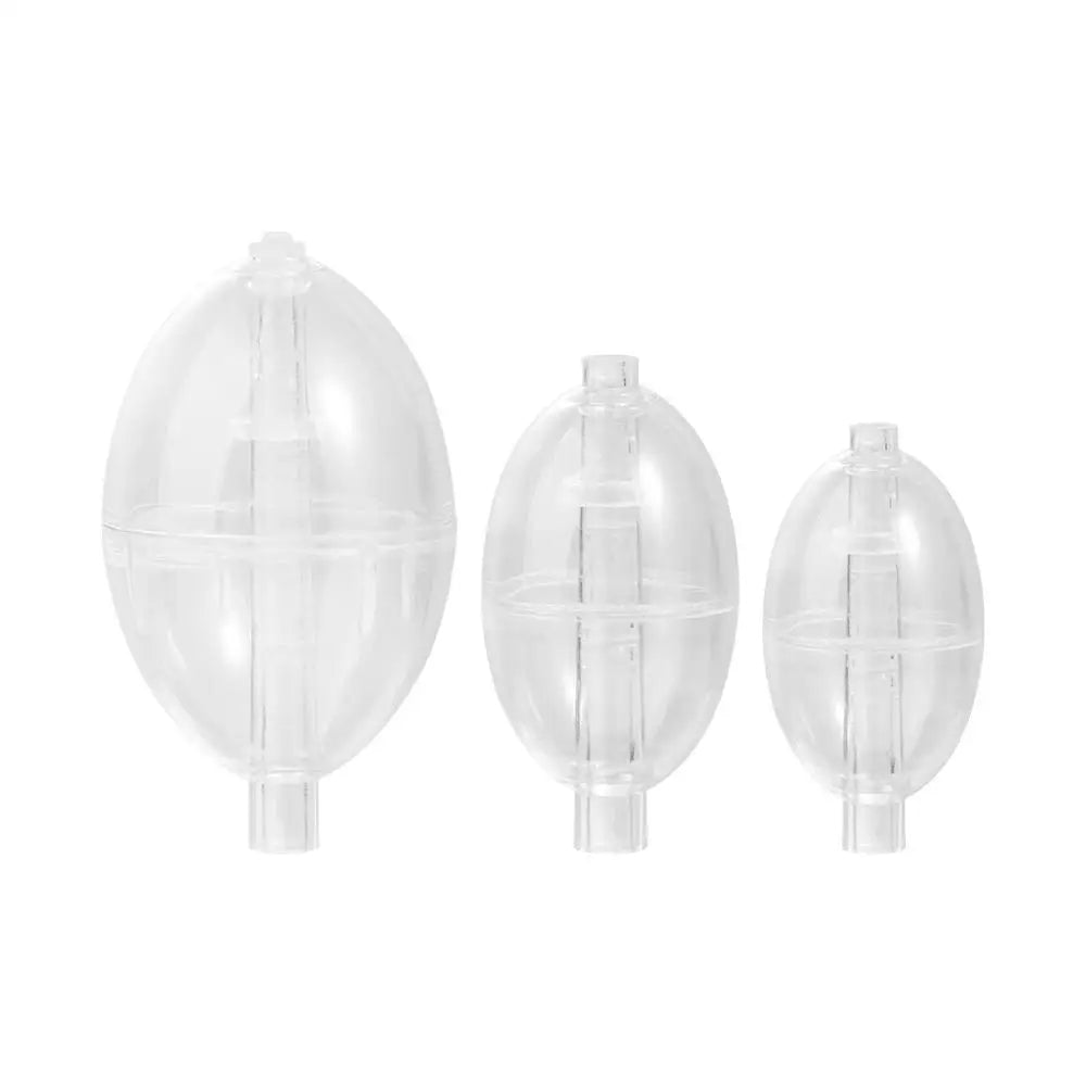 Transparent Fishing Plastic Clear Surface Float Oval Plastic Transparent Oval Bubble Float Highly Sensitive Vertical Vue