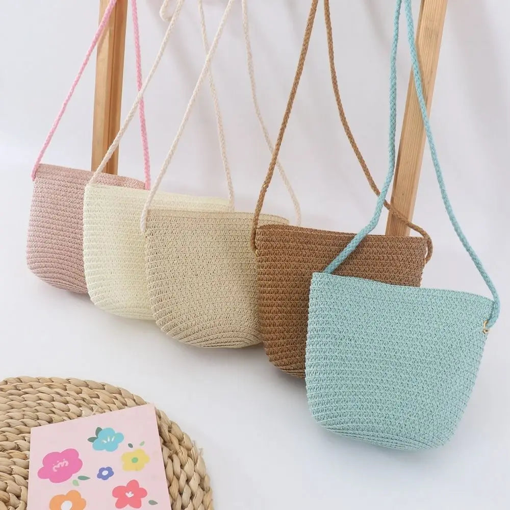 Purse Pure Summer Children Girls Coin Shoulder Bag Crossbody Bags