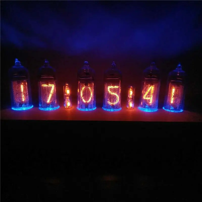 ABKW-3X DIY In14 In4 Nixie Tube Clock Digital LED Clock Gift Circuit Board Kit , PCBA No Tubes Vue