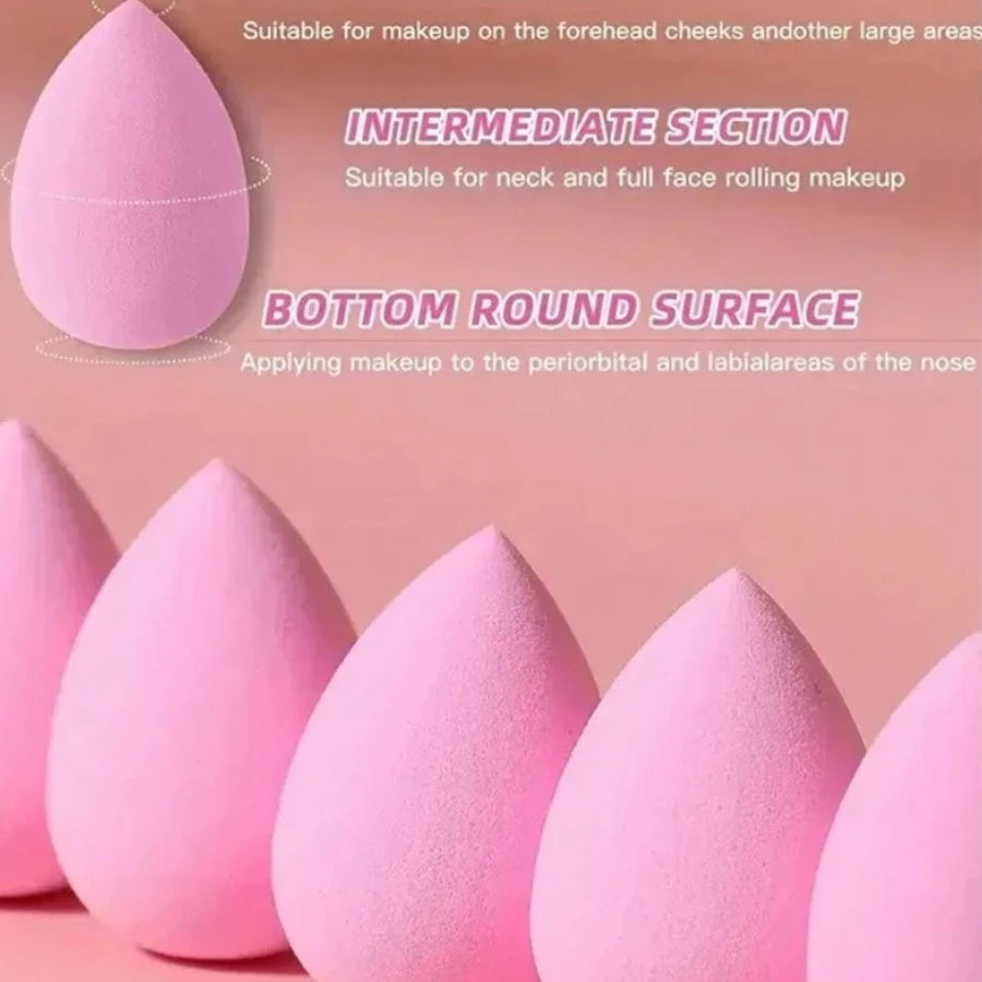 20PCS Mini Finger Puffs - Multipurpose Makeup Sponges for Foundation/Cream/Powder/Concealer, Ultra-Soft & Portable Vue