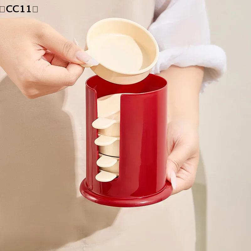 5Pcs Durable Stackable Dipping Dish Reusable With Handle Sauce Cup Containers Condiment Containers Kitchen Supplies〔CC11〕 Vue