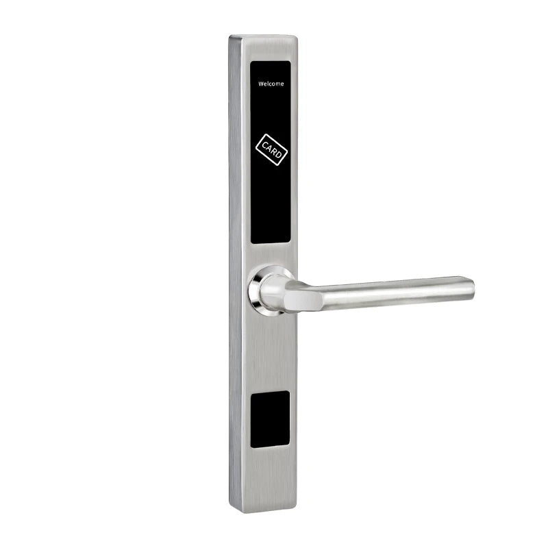 Popular Hotel RFID Card Lock for Slim Doors Vue Silver