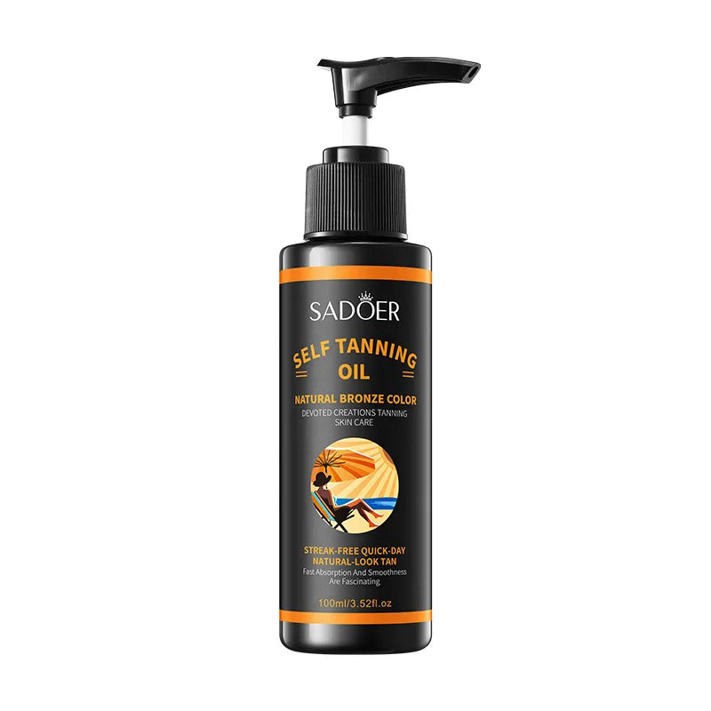 100ml Tanning Spray: Lightweight Texture, Moisturizing, Beautiful Black Tone, Creates a More Wild and Confident Look. Large Capacity, Beautiful Tan Finish, Streak-Free, Quick-Drying, No Tanning Effect. Vue