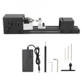 Bead Polisher Machine Bead Polisher Mini Lathe Accessory Beads Polishing Machine for DIY Woodworking Vue black