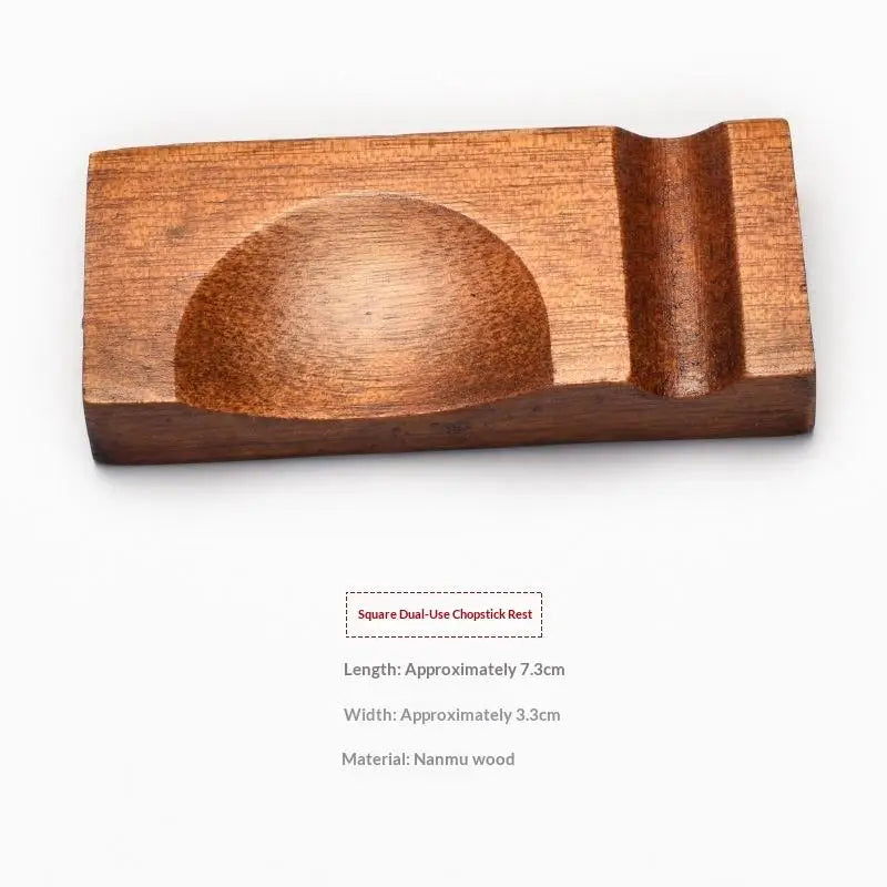 Creative Japanese Chopsticks Holder Wooden Chopstick Pillow Spoon Fork Knife Stand Table Decor Chopstick Rest Tableware Holder Vue 47