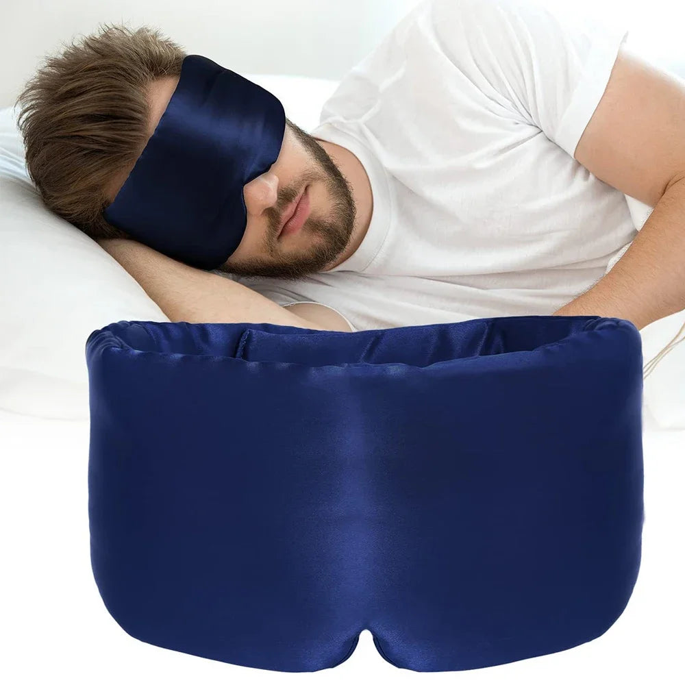 Mulberry Silk Sleeping Mask Eyepatch Blocking Light Eyemask Eyeshade