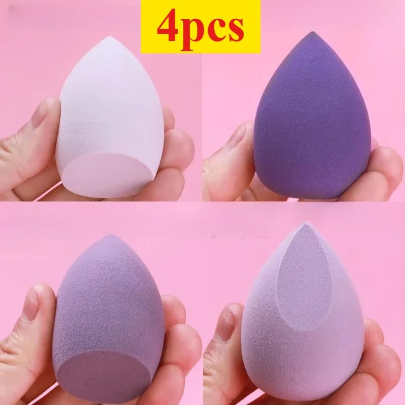4/7/18piece makeup sponge set suitable for liquid BB cream powder application makeup egg dry wet dual-use powder puff girl Vue 4pcsB-DFP
