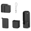 Silicone Protective Sleeve Full Coverage Scratch-Proof Protective Cover Skin Shockproof Protective Shell for DJI Osmo Pocket 4 Vue Black