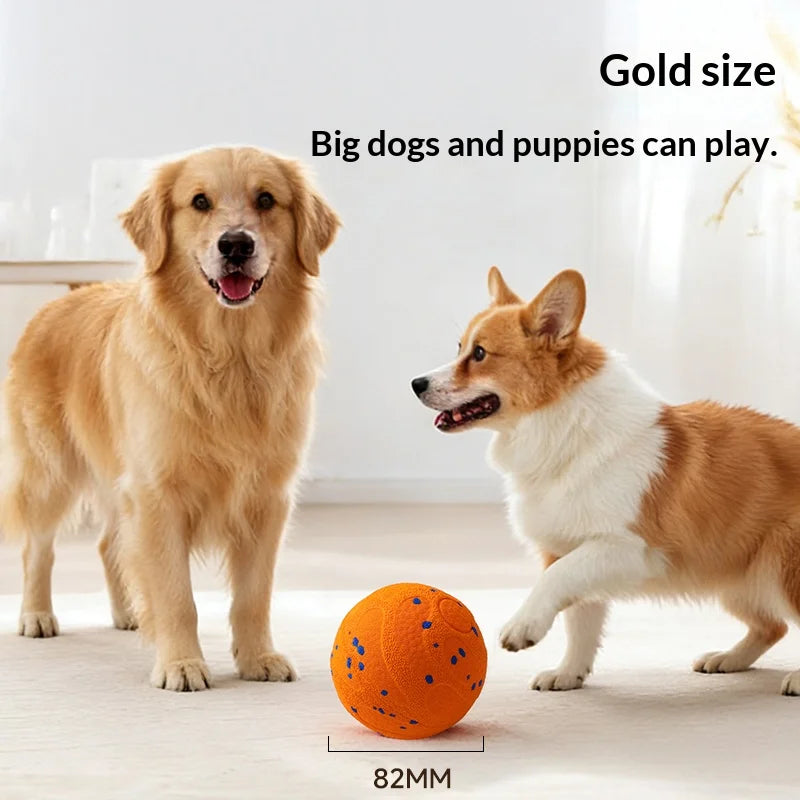 Smart Interactive Dog Toy-Indestructible E-TPU Toy Ball for Aggressive Chewers- Automatic Moving-Rechargeable Ball Vue