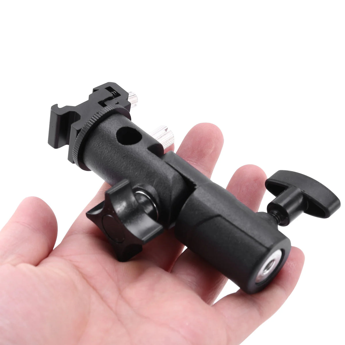 Hot-Camera Flash Speedlite Mount,Professional Swivel Light Stand Light Bracket Umbrella Bracket Mount Shoe Holder E Type For Can Vue