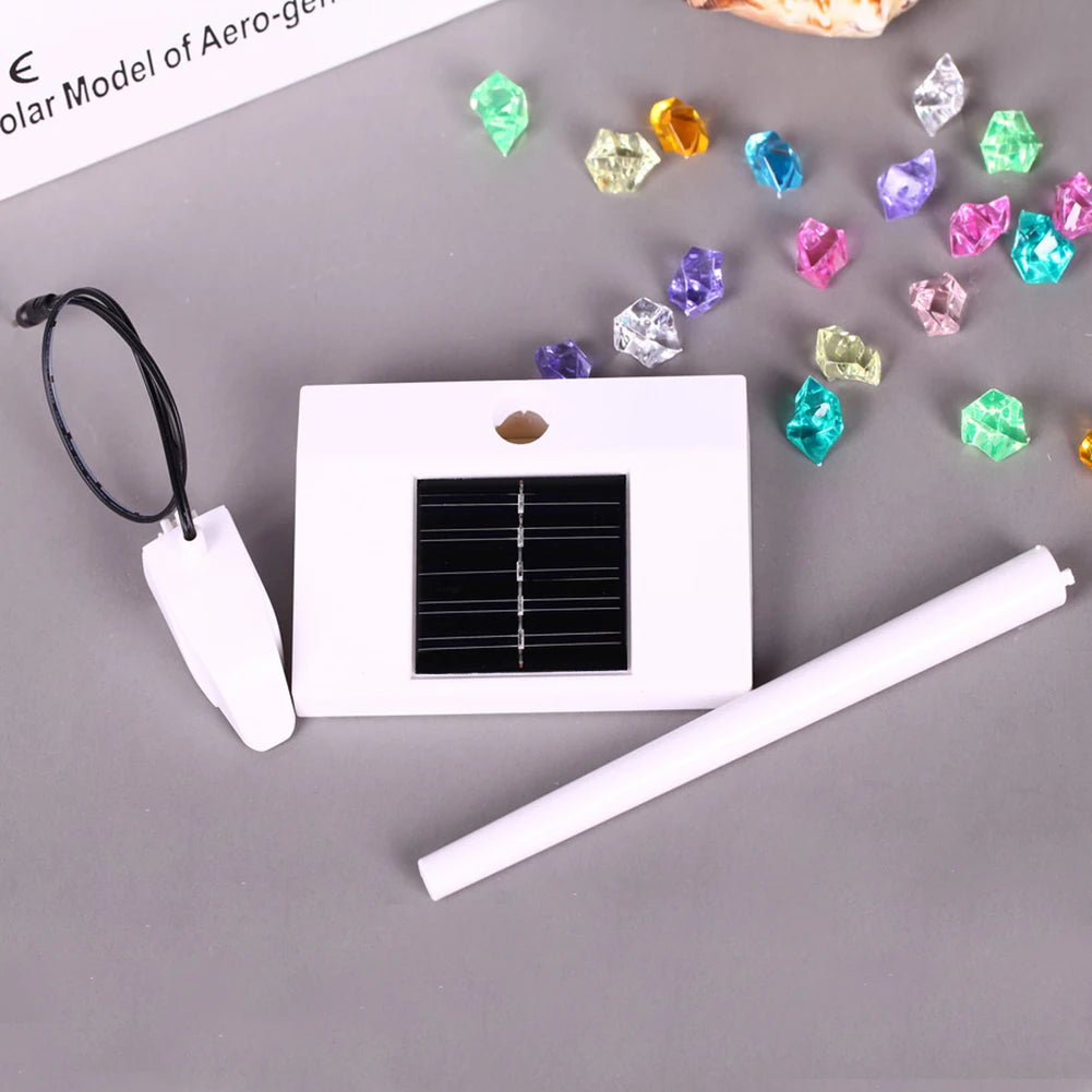 Solar Powered 3D Windmill Model – Rotating Teaching Display Prop Solar STEM Model Vue