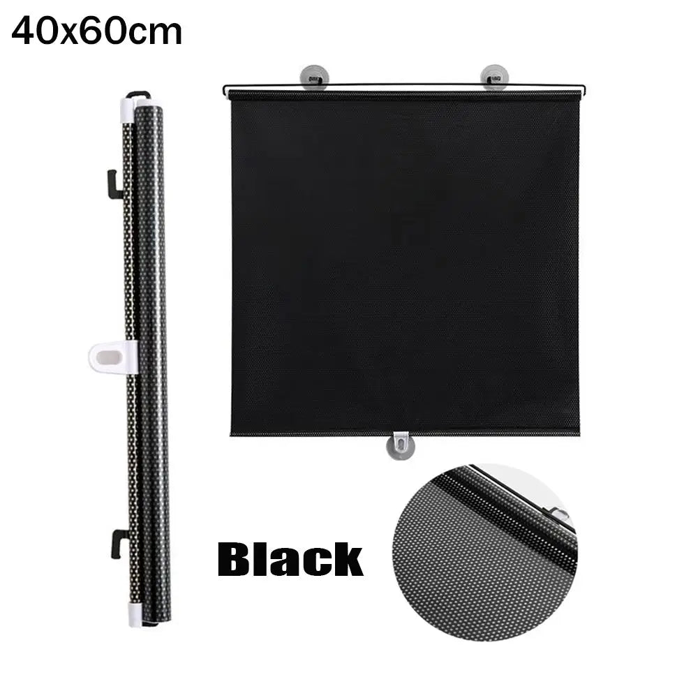 Curtains Universal Car Window Sun Visors Sunshade Roller Blinds