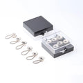 6pcs Metal Collar Extenders Neck Extender for Expansion of Men Women Shirt Dress Trouser Coat Collars Pants Buttons Extenders Vue Nickel-Free White