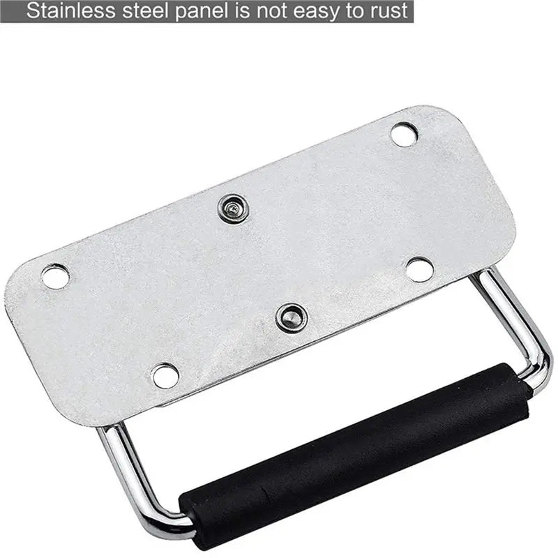 ABKW-12Pcs 304 Stainless Steel Spring Handle Prop Box Tool Aluminum Box Handle Activity Handle Folding Industrial Handle Vue