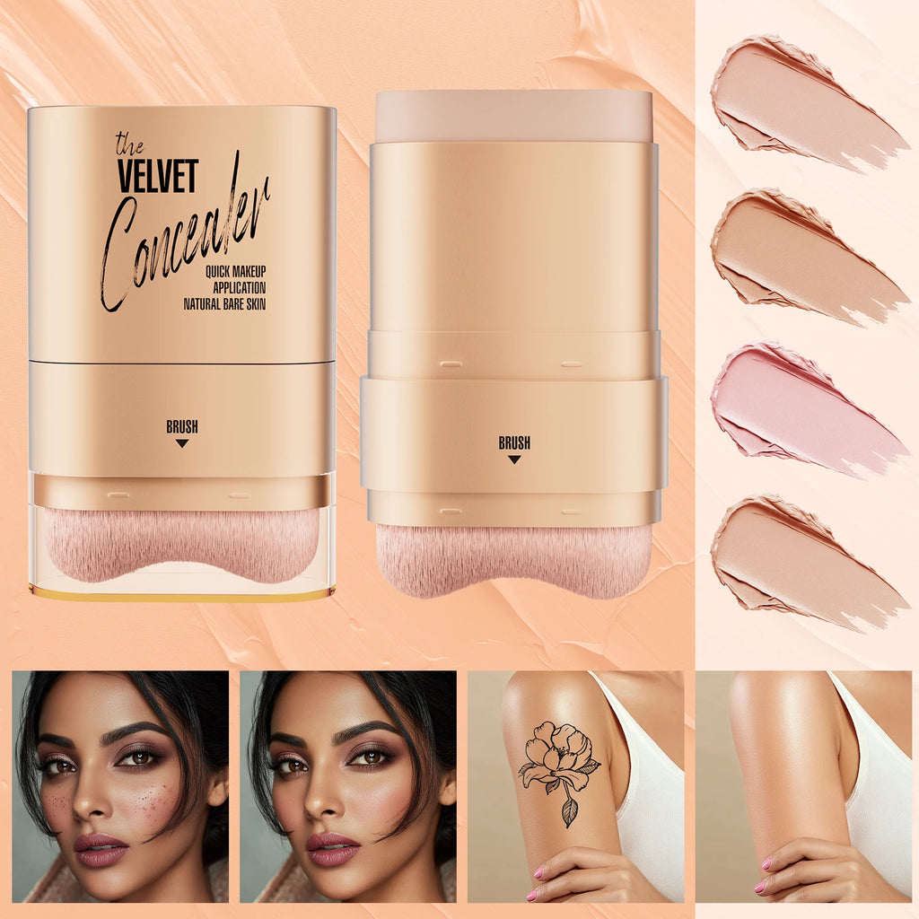 Four-Color Concealer to Cover Dark Circles, Tattoos, Acne Marks, Facial Concealer, Contouring, Waterproof Foundation, Beauty Makeup Vue