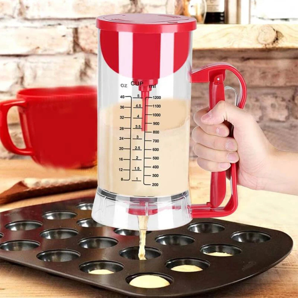 Kitchen Hand-held Electric Pancake Batter Mixer Dispenser Blender Machine Baking Tool Kitchen Appliance Vue