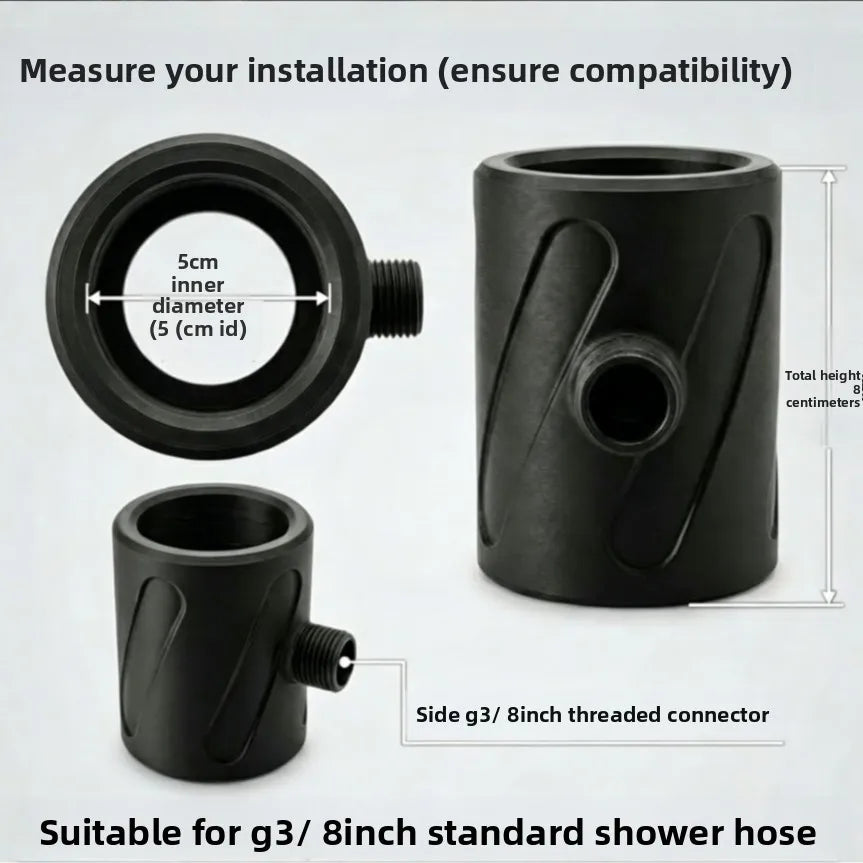 High Pressure Handheld Water Flush Shower Head for Men Creative Personal Hygiene Rinse Sprayer Bathroom Bathing Tool Vue